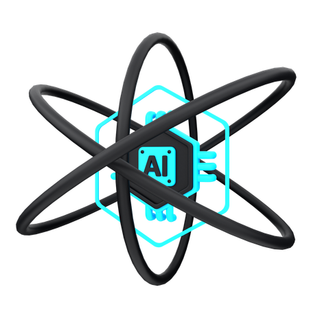 Artificial Intelligence Learning  3D Icon