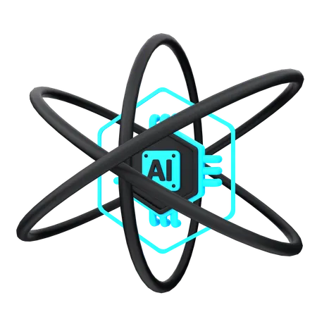 Artificial Intelligence Learning  3D Icon