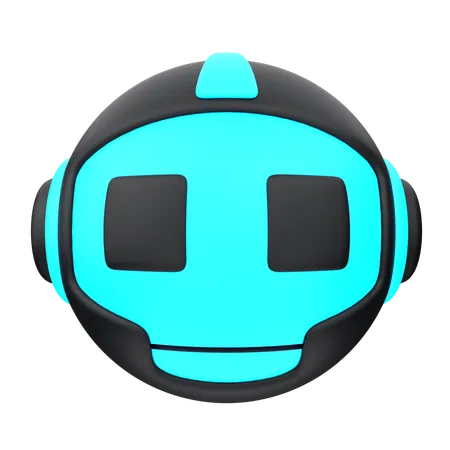 Artificial Intelligence Robot  3D Icon