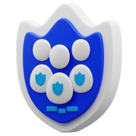Artificial Intelligence Shield  3D Icon