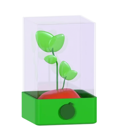 Artificial Plant 3 D Icon Good For Ecology Design 3D Icon