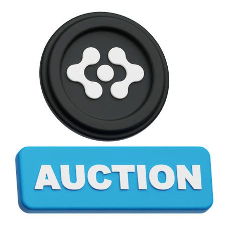 Artificial Super Intelligence Alliance Token Auction  3D Icon