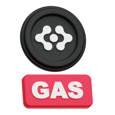 Artificial Super Intelligence Alliance Token Gas  3D Icon