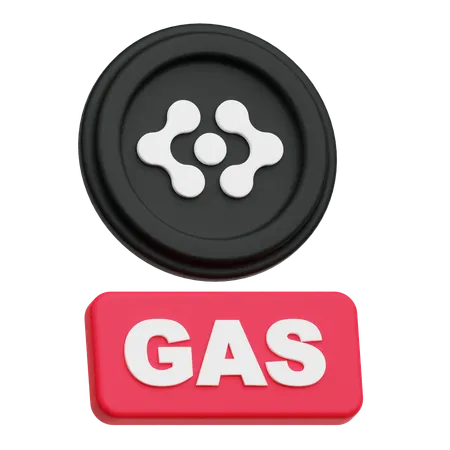 Artificial Super Intelligence Alliance Token Gas  3D Icon