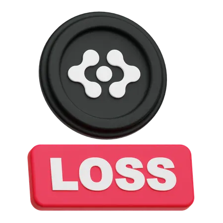 Artificial Super Intelligence Alliance Token Loss  3D Icon
