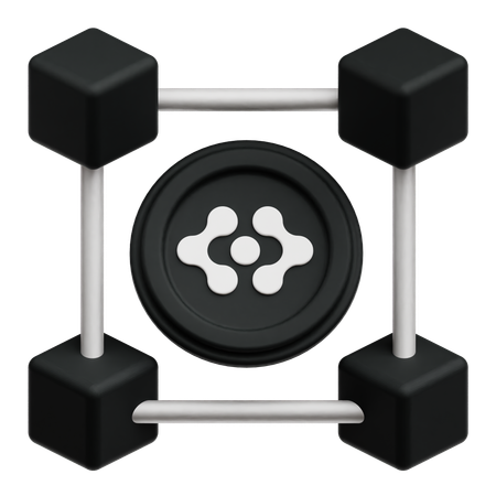 Artificial Super Intelligence Alliance Token Network  3D Icon