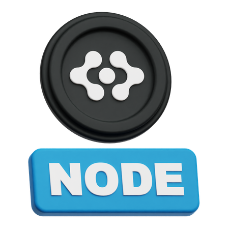 Artificial Super Intelligence Alliance Token Node  3D Icon