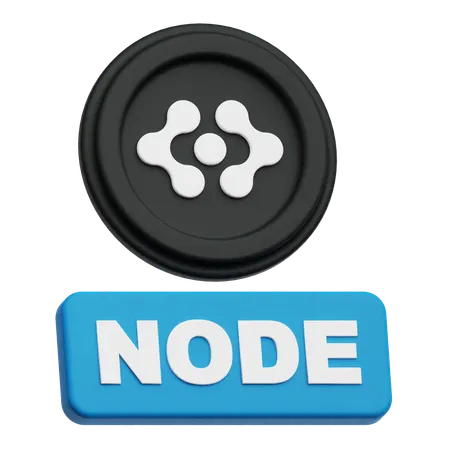 Artificial Super Intelligence Alliance Token Node  3D Icon