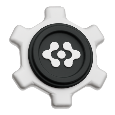 Artificial Super Intelligence Alliance Token Settings  3D Icon