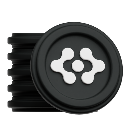 Artificial Super Intelligence Alliance Token Stack  3D Icon