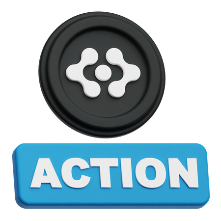Artificial Superintelligence Alliance Action  3D Icon