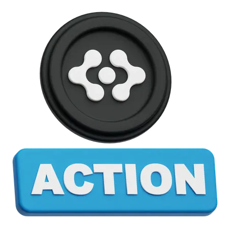 Artificial Superintelligence Alliance Action  3D Icon