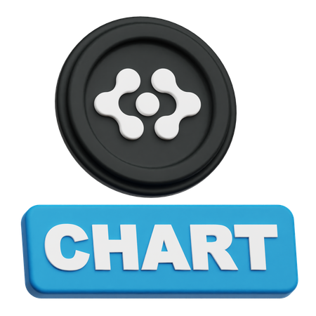 Artificial Superintelligence Alliance Chart  3D Icon