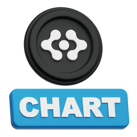 Artificial Superintelligence Alliance Chart  3D Icon