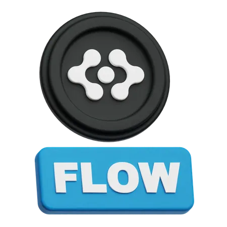 Artificial Superintelligence Alliance Flow  3D Icon