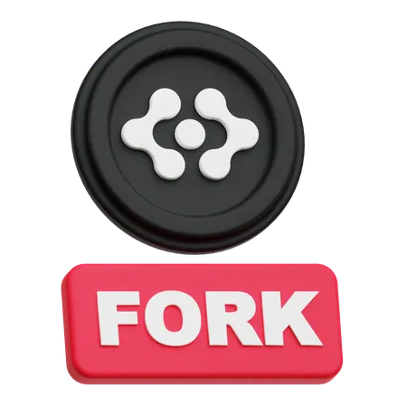 Artificial Superintelligence Alliance Fork  3D Icon