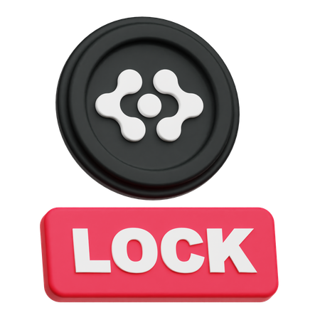 Artificial Superintelligence Alliance Lock  3D Icon