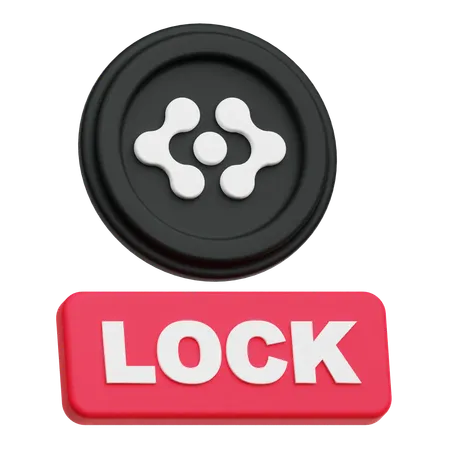 Artificial Superintelligence Alliance Lock  3D Icon