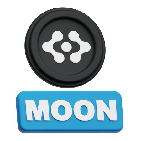 Artificial Superintelligence Alliance Moon  3D Icon