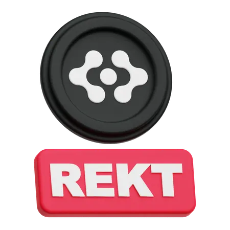 Artificial Superintelligence Alliance Rekt  3D Icon