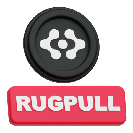 Artificial Superintelligence Alliance Rugpull  3D Icon