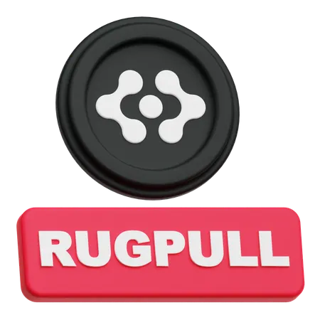 Artificial Superintelligence Alliance Rugpull  3D Icon