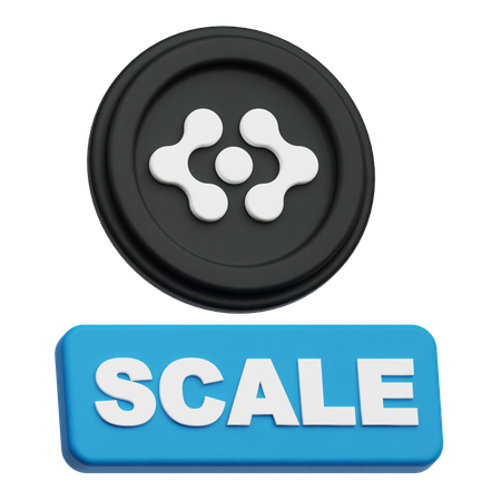 Artificial Superintelligence Alliance Scale  3D Icon