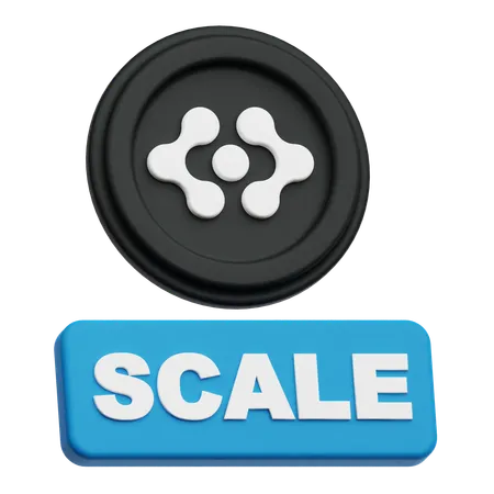 Artificial Superintelligence Alliance Scale  3D Icon