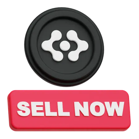 Artificial Superintelligence Alliance Sell Now  3D Icon
