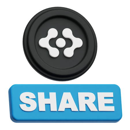 Artificial Superintelligence Alliance Share  3D Icon