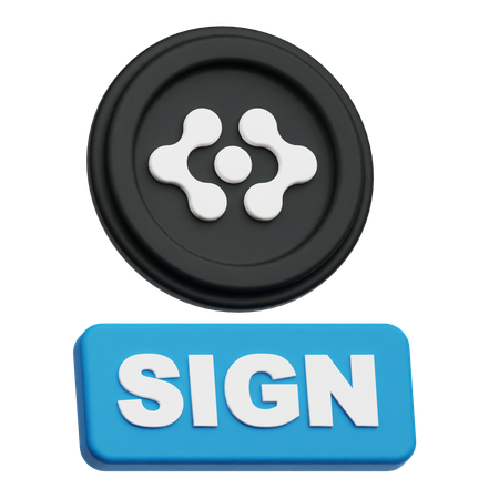 Artificial Superintelligence Alliance Sign  3D Icon