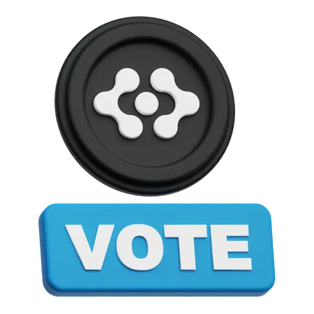 Artificial Superintelligence Alliance Vote  3D Icon