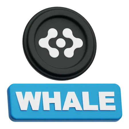 Artificial Superintelligence Alliance Whale  3D Icon