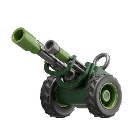 Artilery Gun  3D Icon