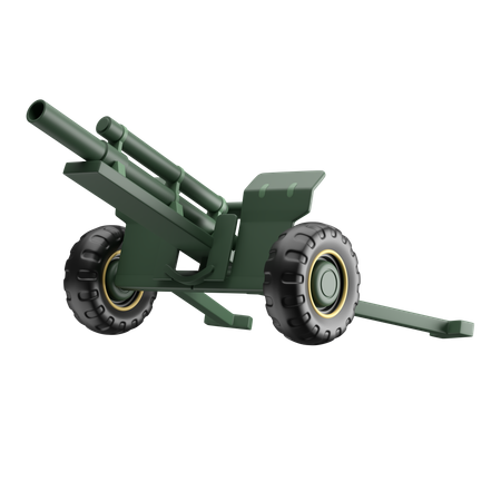 Artilery Gun  3D Icon