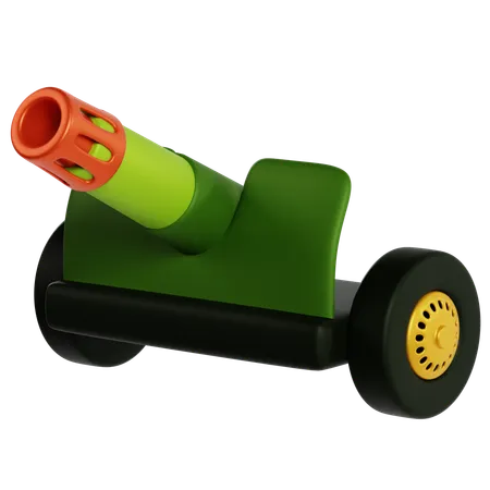 L'artillerie dans la guerre militaire  3D Icon