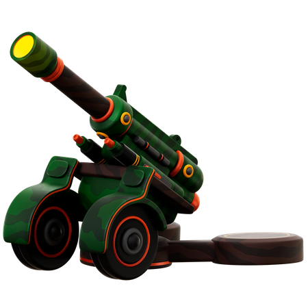 Artilleriegeschütz  3D Icon