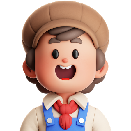 Artist  3D Icon