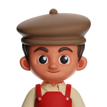 Artist  3D Icon