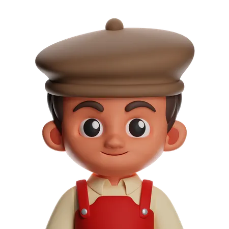 Artist  3D Icon