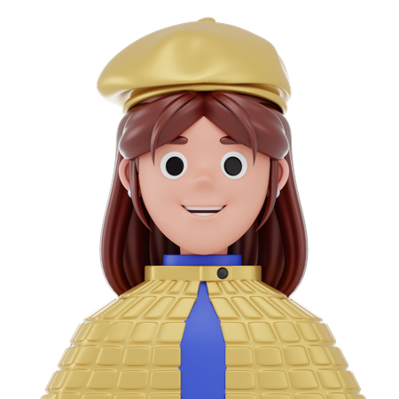 Artist Women  3D Icon