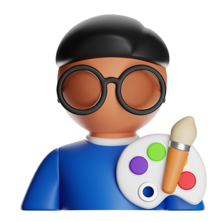 Artista  3D Icon