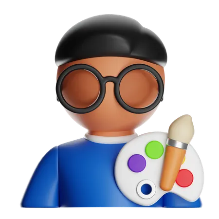 Artista  3D Icon