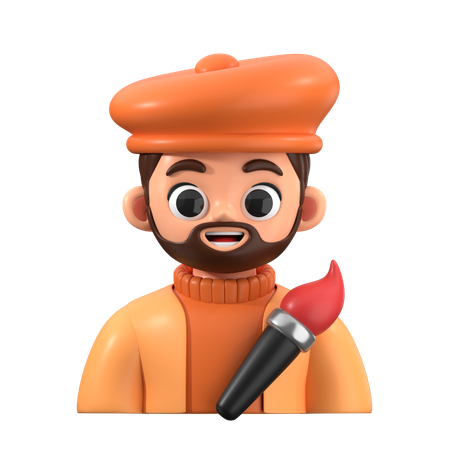 Artista  3D Icon
