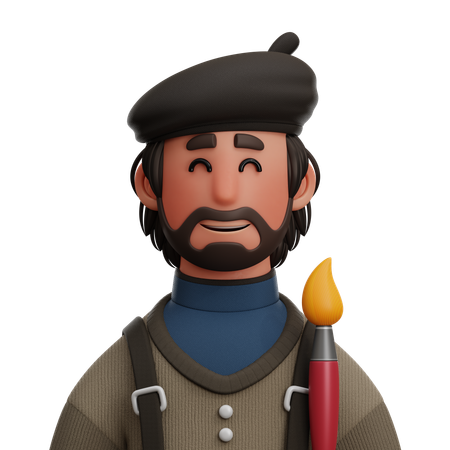 Artista  3D Icon