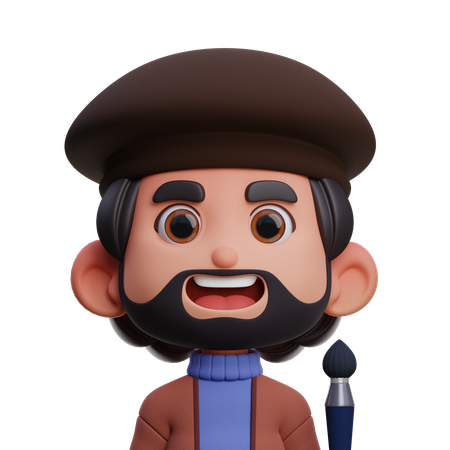 Artista  3D Icon