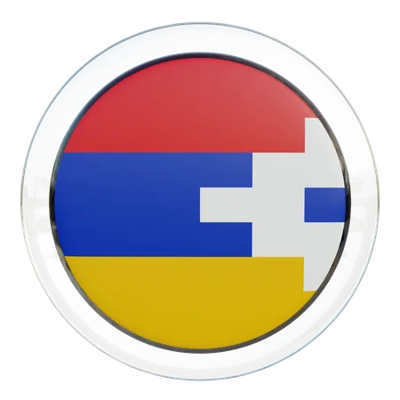 Vidro da bandeira Artsakh  3D Flag