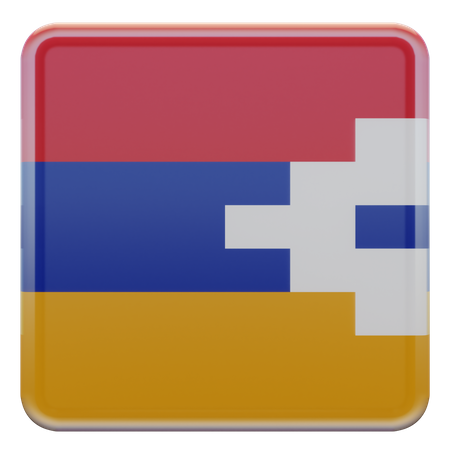 Artsakh Flag  3D Flag