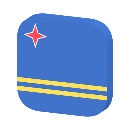 Aruba Flag  3D Icon