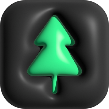 Árvore  3D Icon